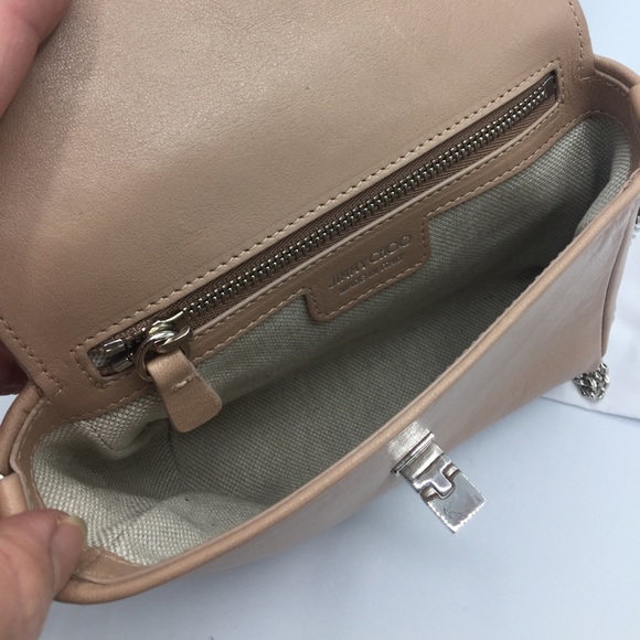 Jimmy Choo Leather Mini Metal Star Convertible Bag - Picture 5 of 16